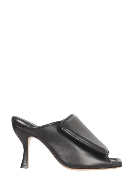 Gia Borghini - Gia 2 Puffy Leather Sandals With Velcro