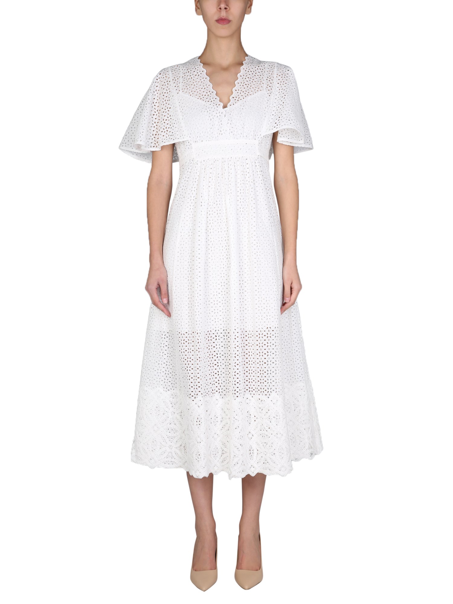 anna molinari embroidered dress