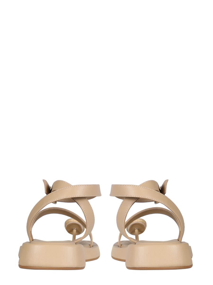 GIA BORGHINI - ROSIE 18 GIA/RHW LEATHER SANDALS - Eleonora