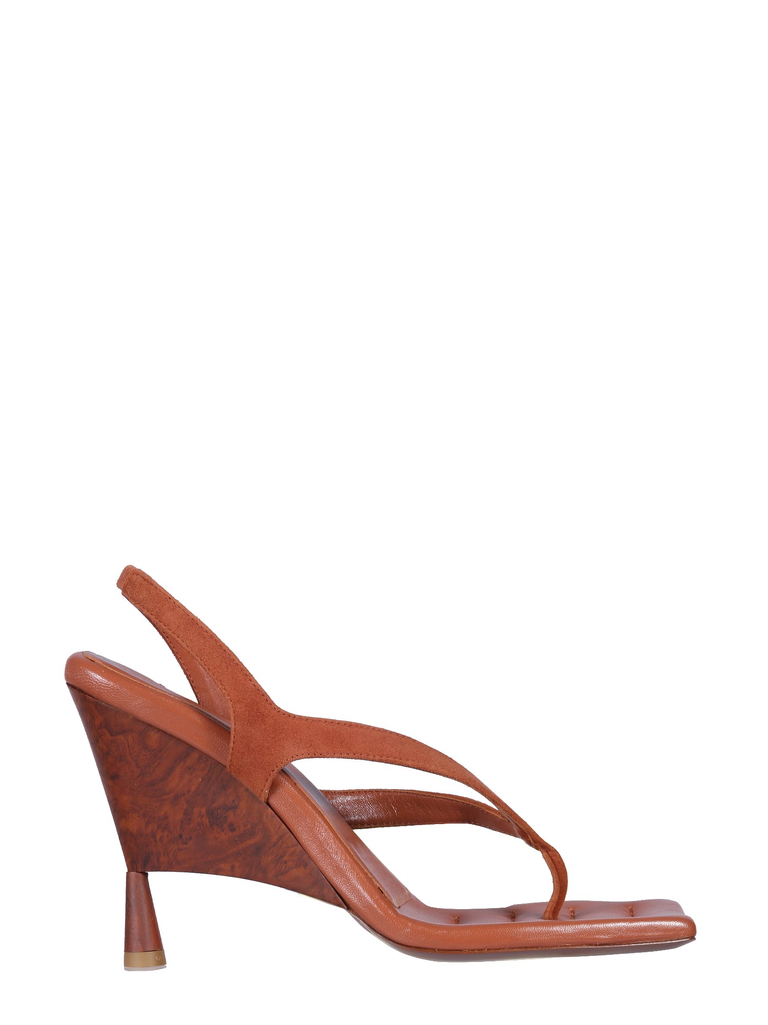 Shop Gia Borghini Rosie 12 Footbed In Brown