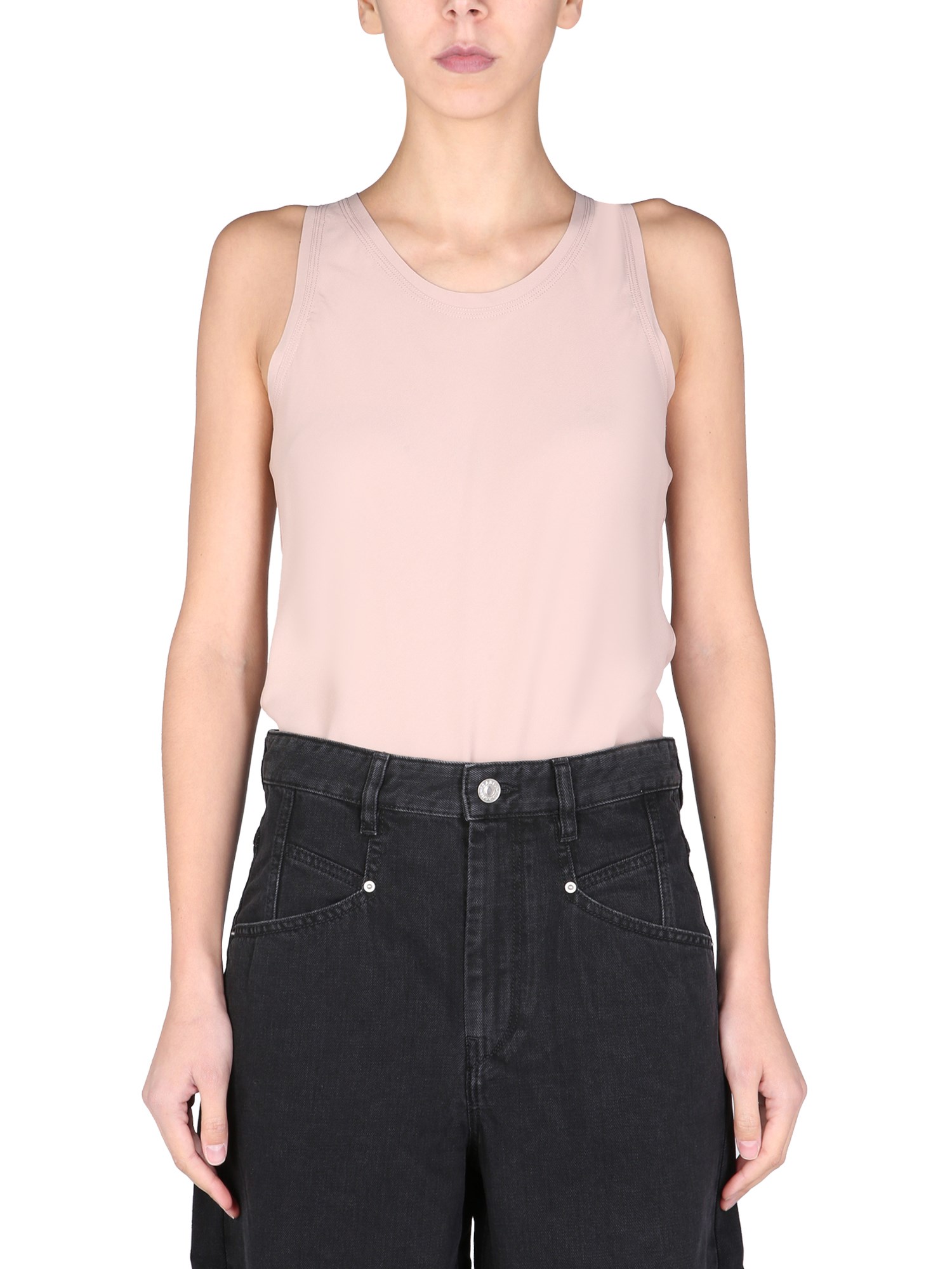 anna molinari round neck top