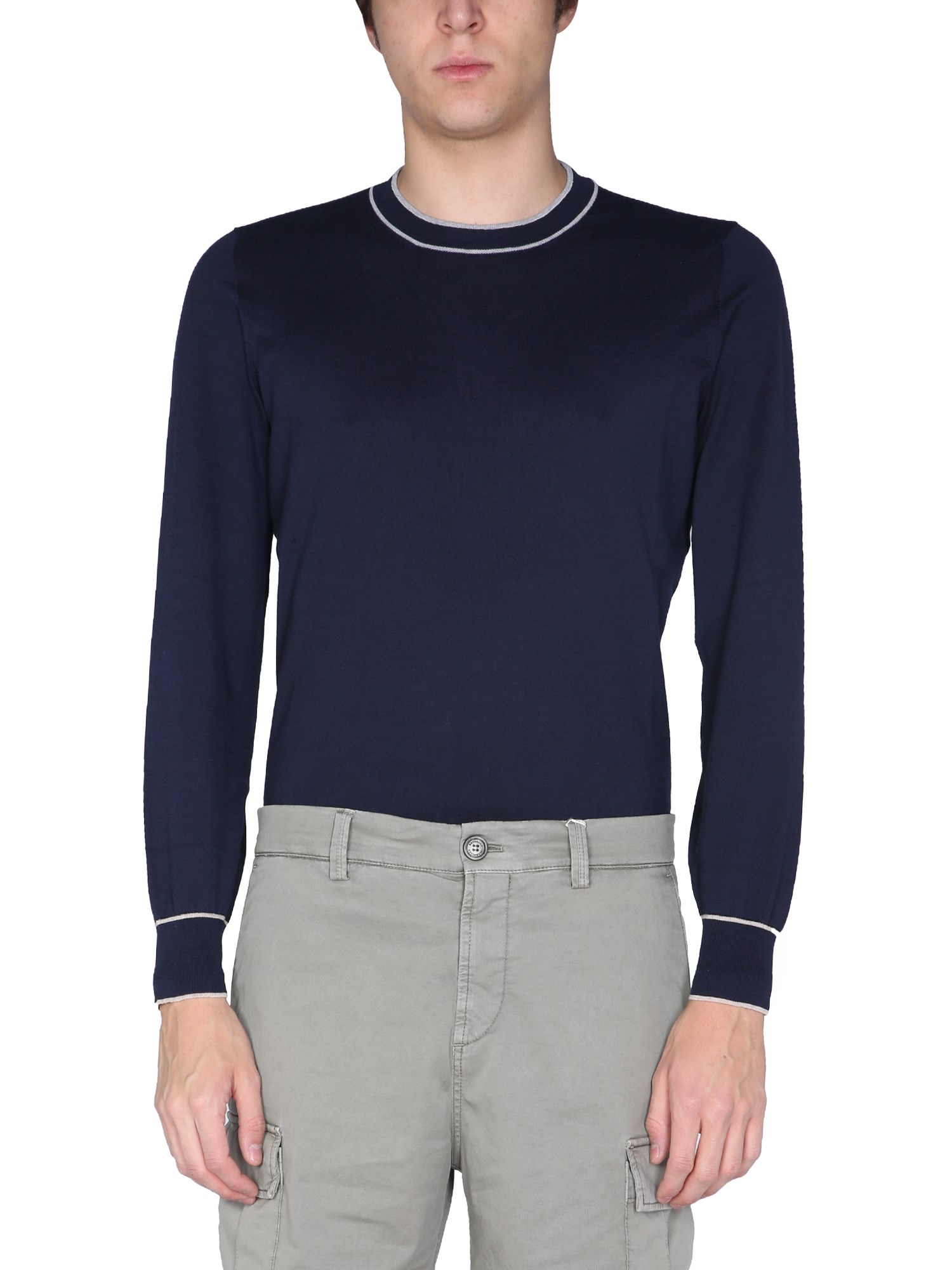 brunello cucinelli crew neck sweater