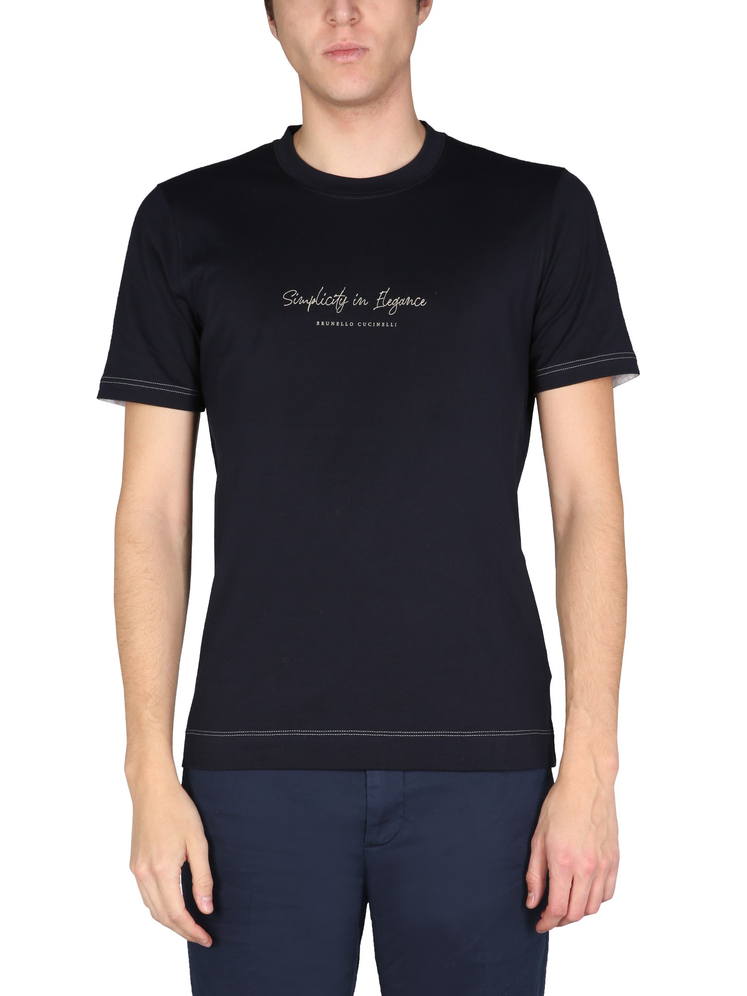 brunello cucinelli printed t-shirt