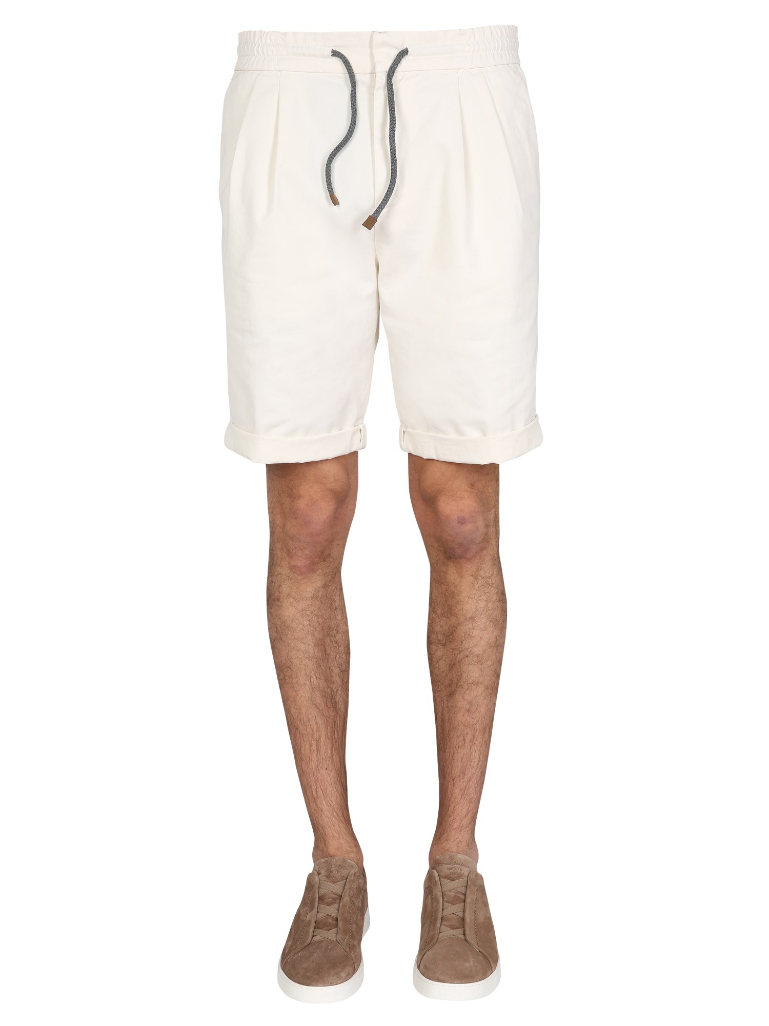 brunello cucinelli regular fit bermuda