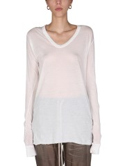 RICK OWENS - T-SHIRT IN COTONE 