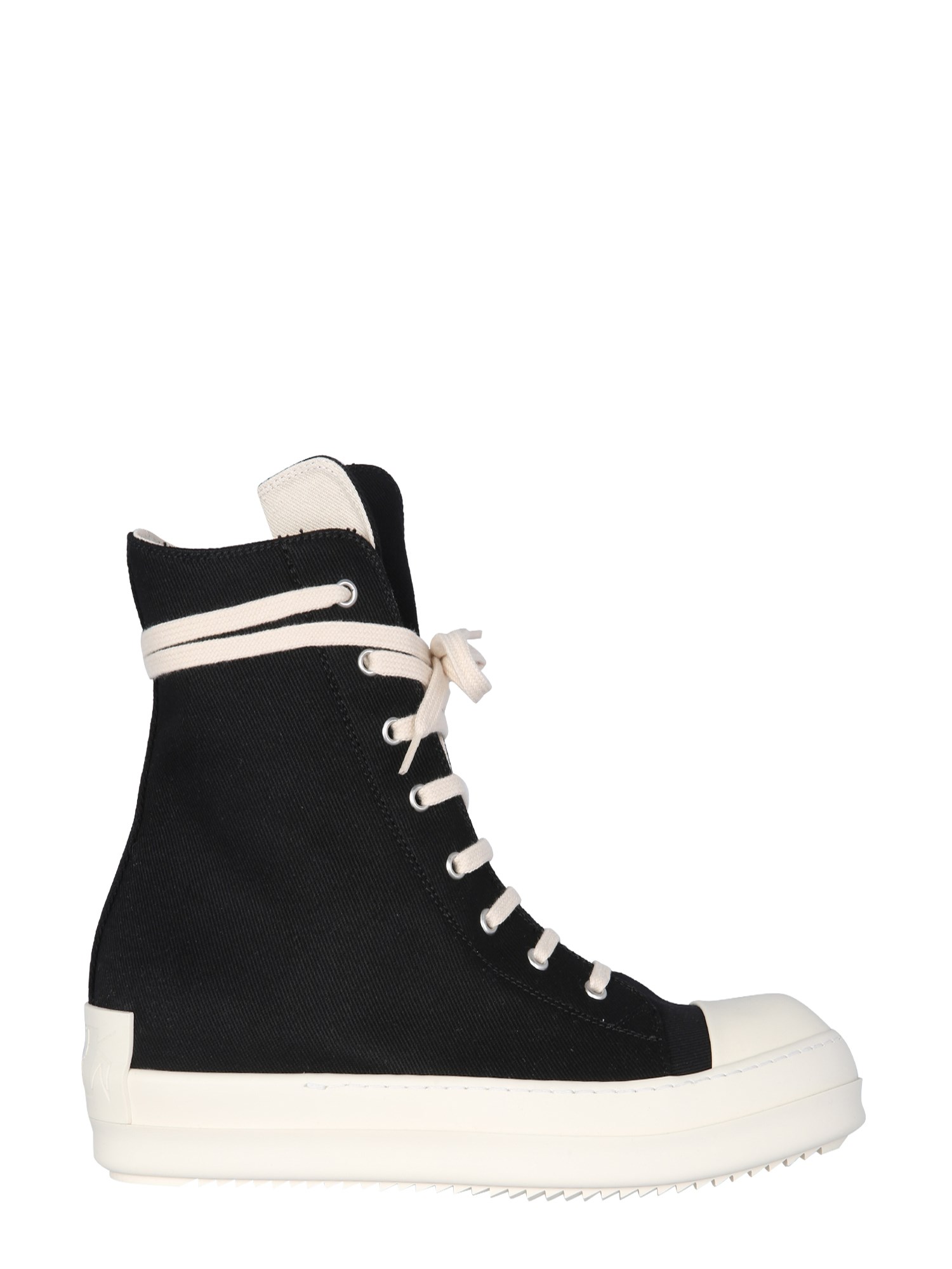 rick owens drkshdw sneaker alta in cotone