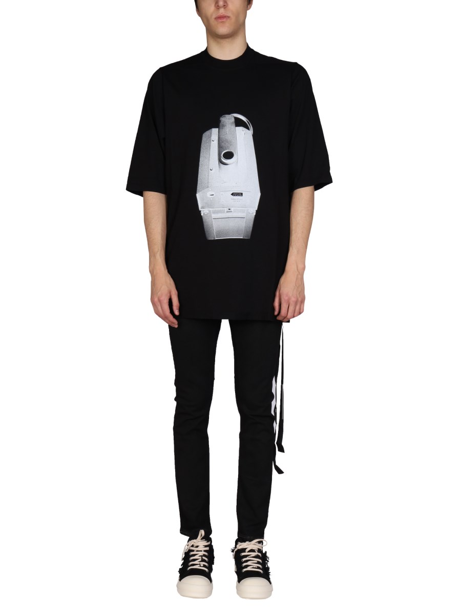 RICK OWENS DRKSHDW - COTTON PRINT T-SHIRT - Eleonora Bonucci