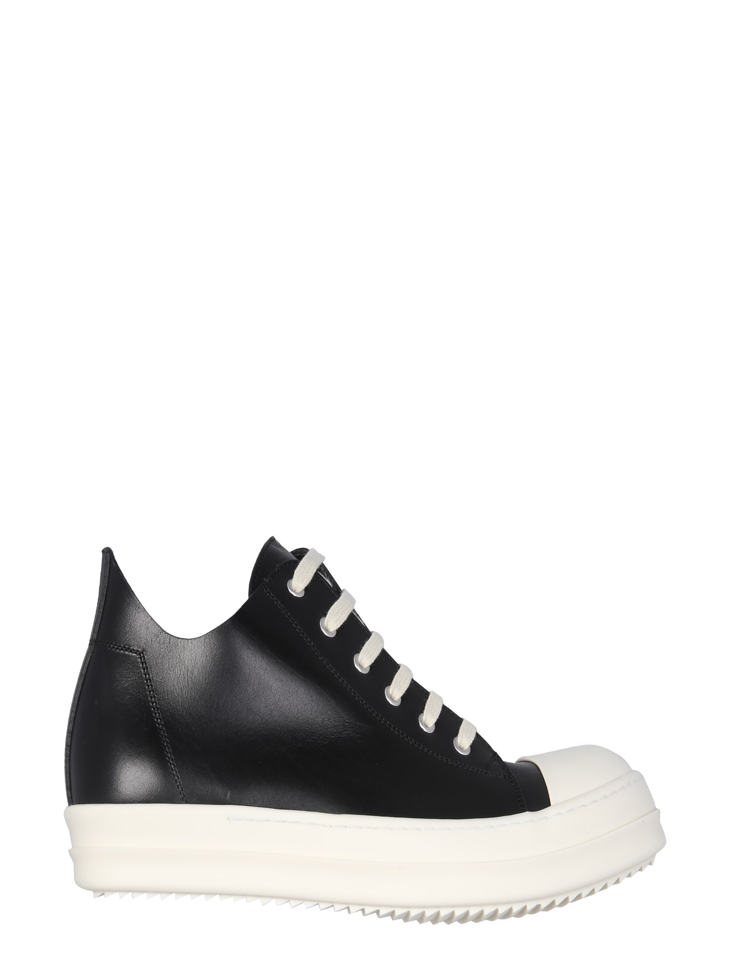 rick owens sneaker bassa in pelle