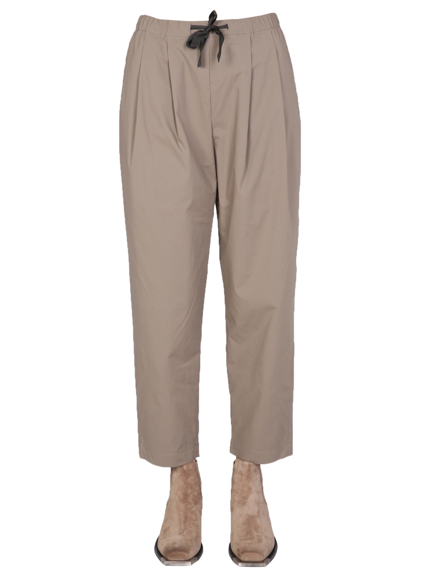 brunello cucinelli gabardine trousers