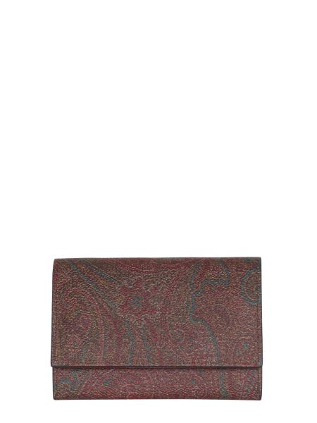 Etro - Cotton Wallet With Paisley Pattern