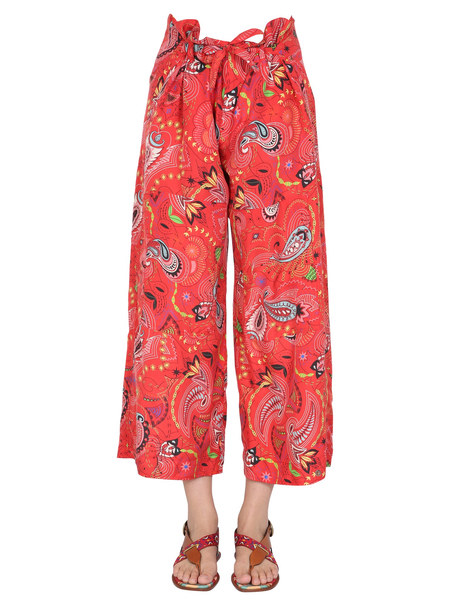 etro pantalone con motivo paisley