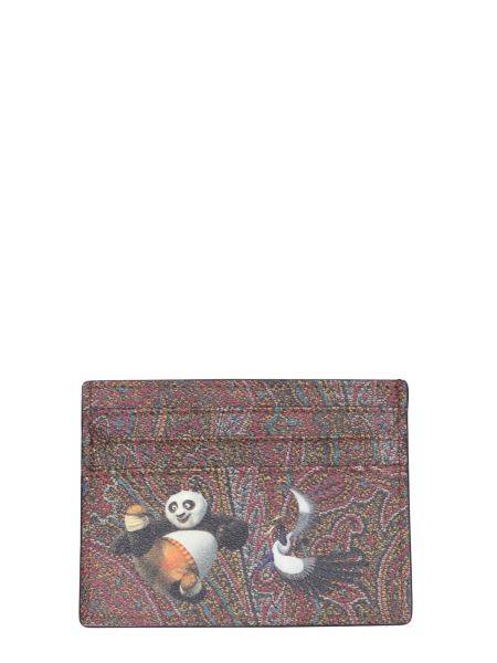 Etro - Paisley Kung Fu Panda Coated Fabric Card Holder 