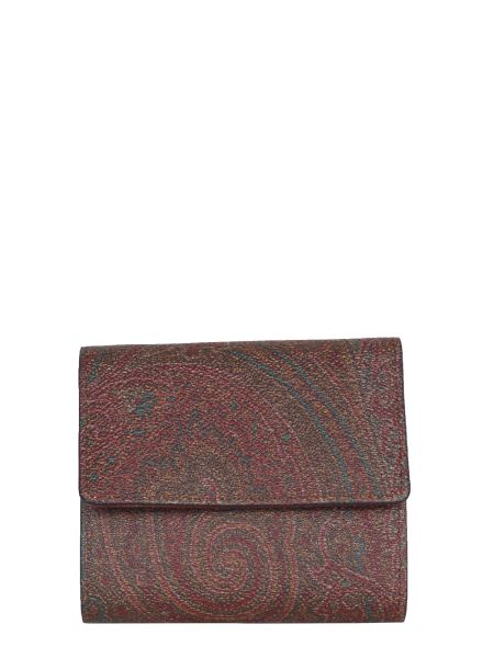 Etro - Cotton Wallet With Paisley Pattern
