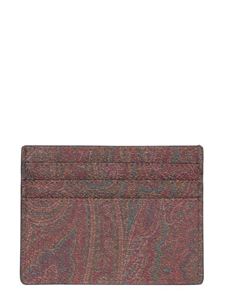 Etro - Cotton Card Holder With Paisley Pattern