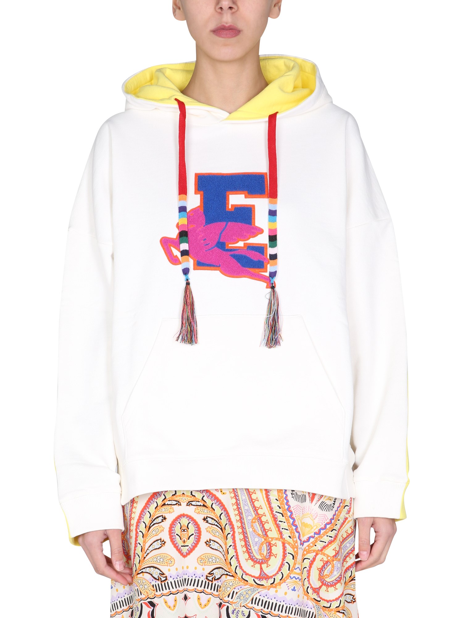 etro sweatshirt with 3d patch