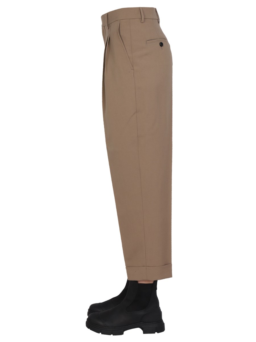 AMI Paris Carrot Fit Tailored Trousers – Cettire