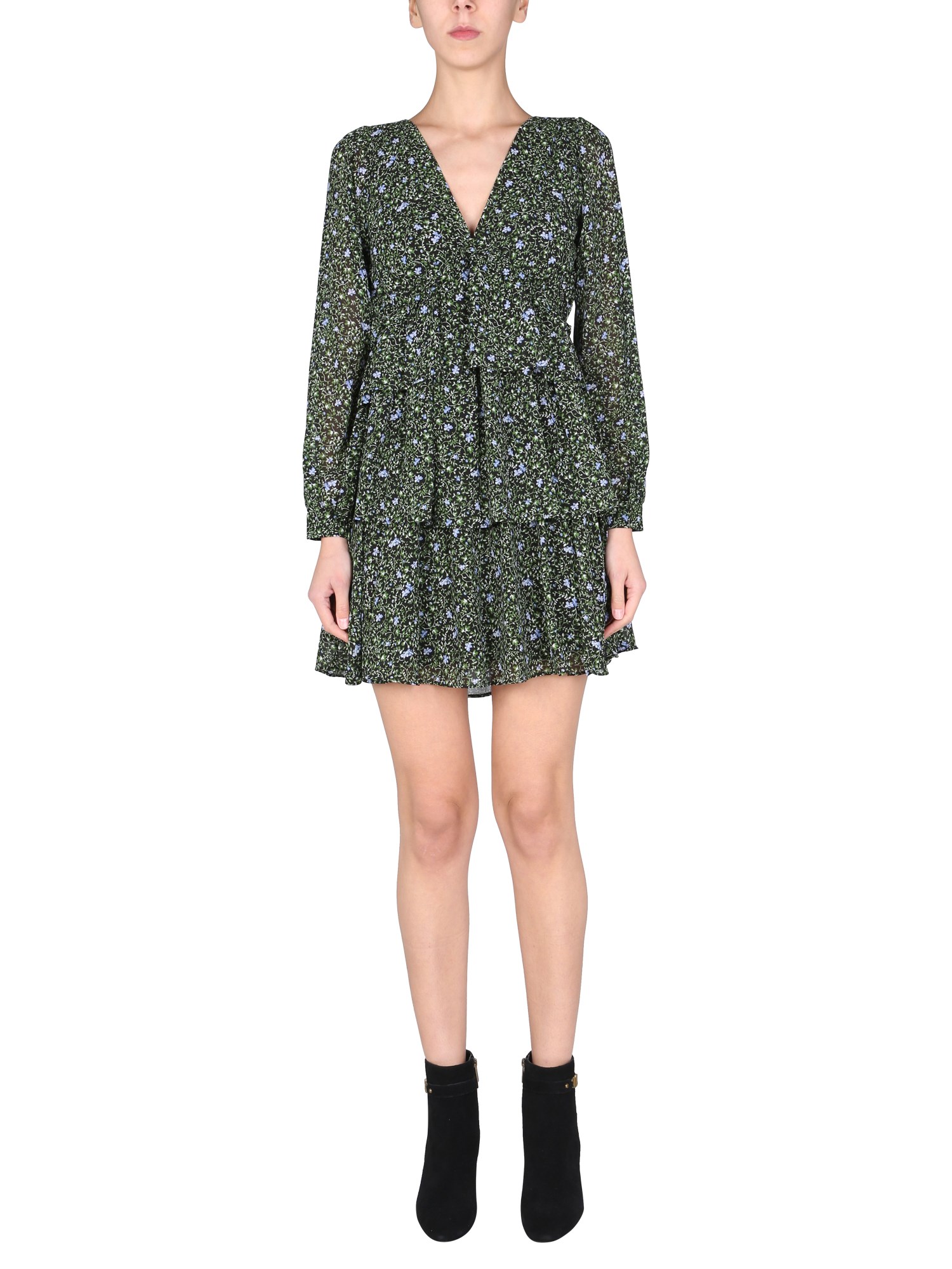 michael by michael kors georgette mini dress