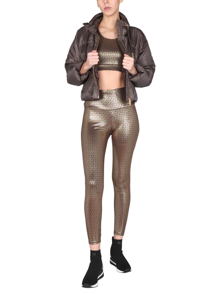 MICHAEL MICHAEL KORS Sequined mesh leggings