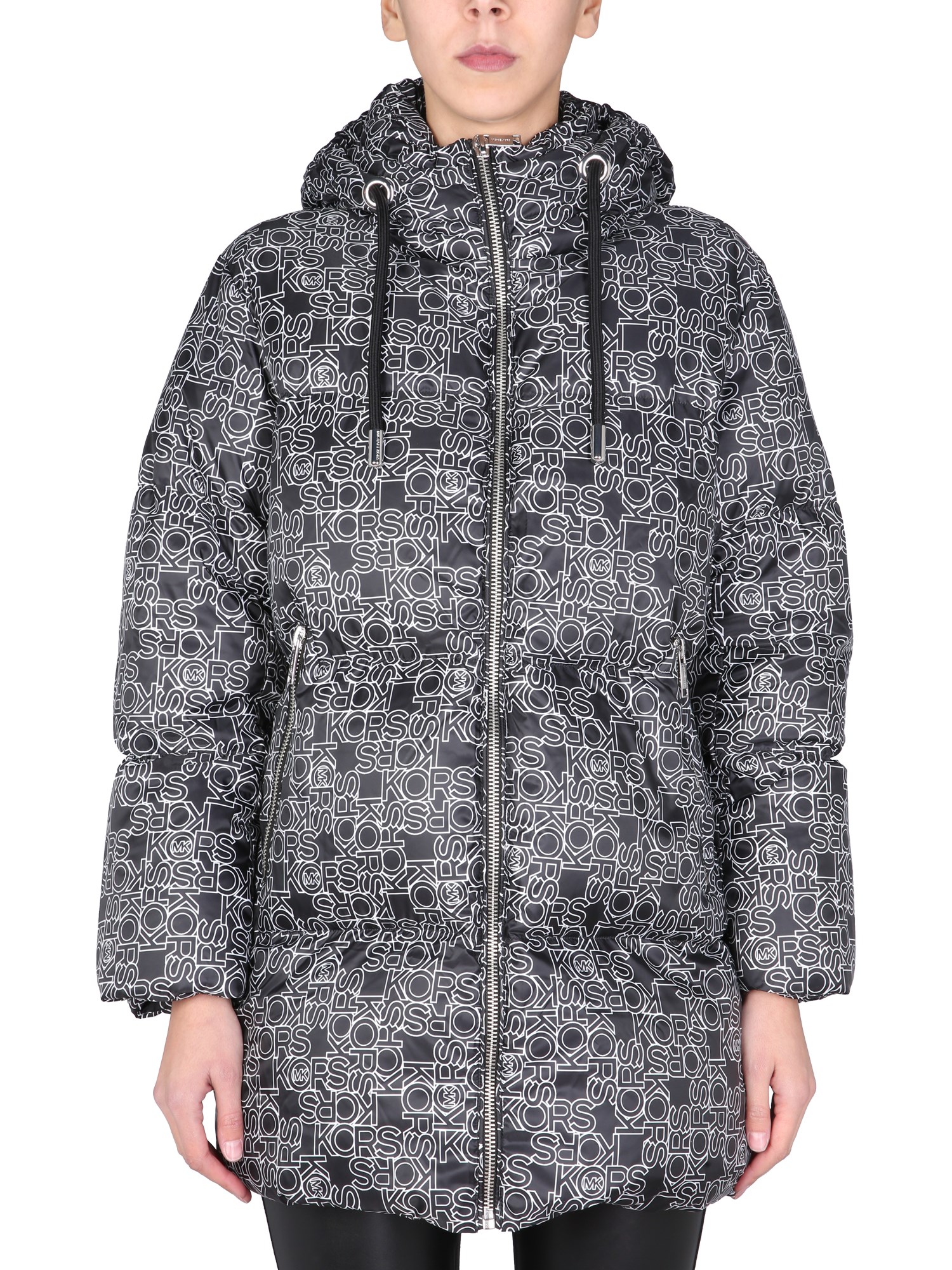 michael by michael kors hooded down jacket