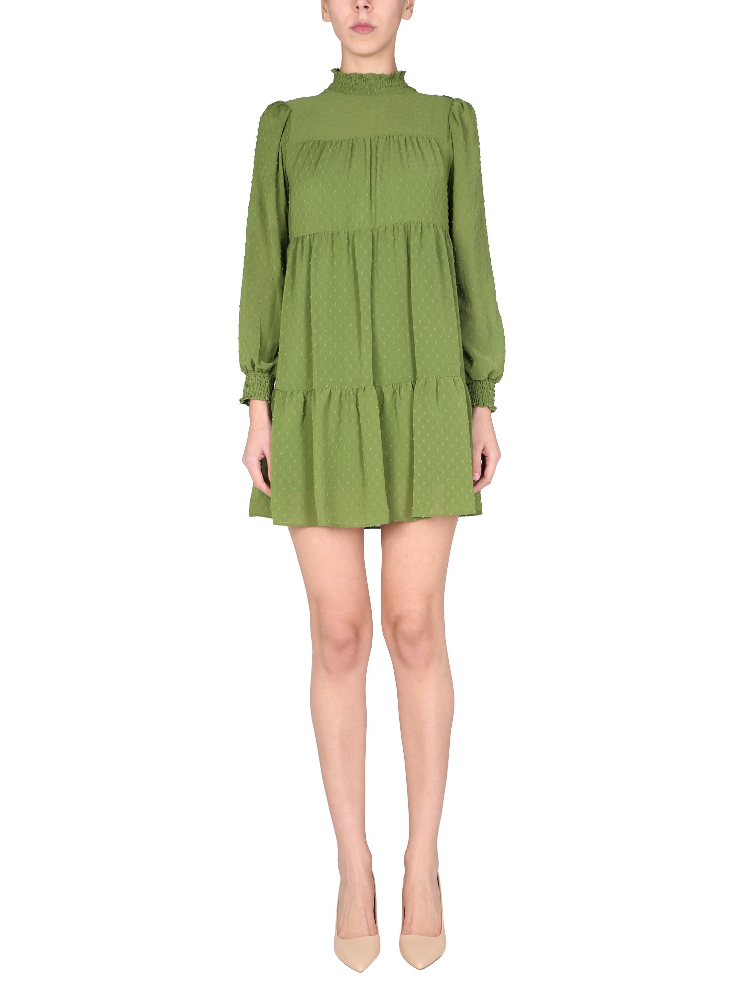 michael by michael kors dress with ruches