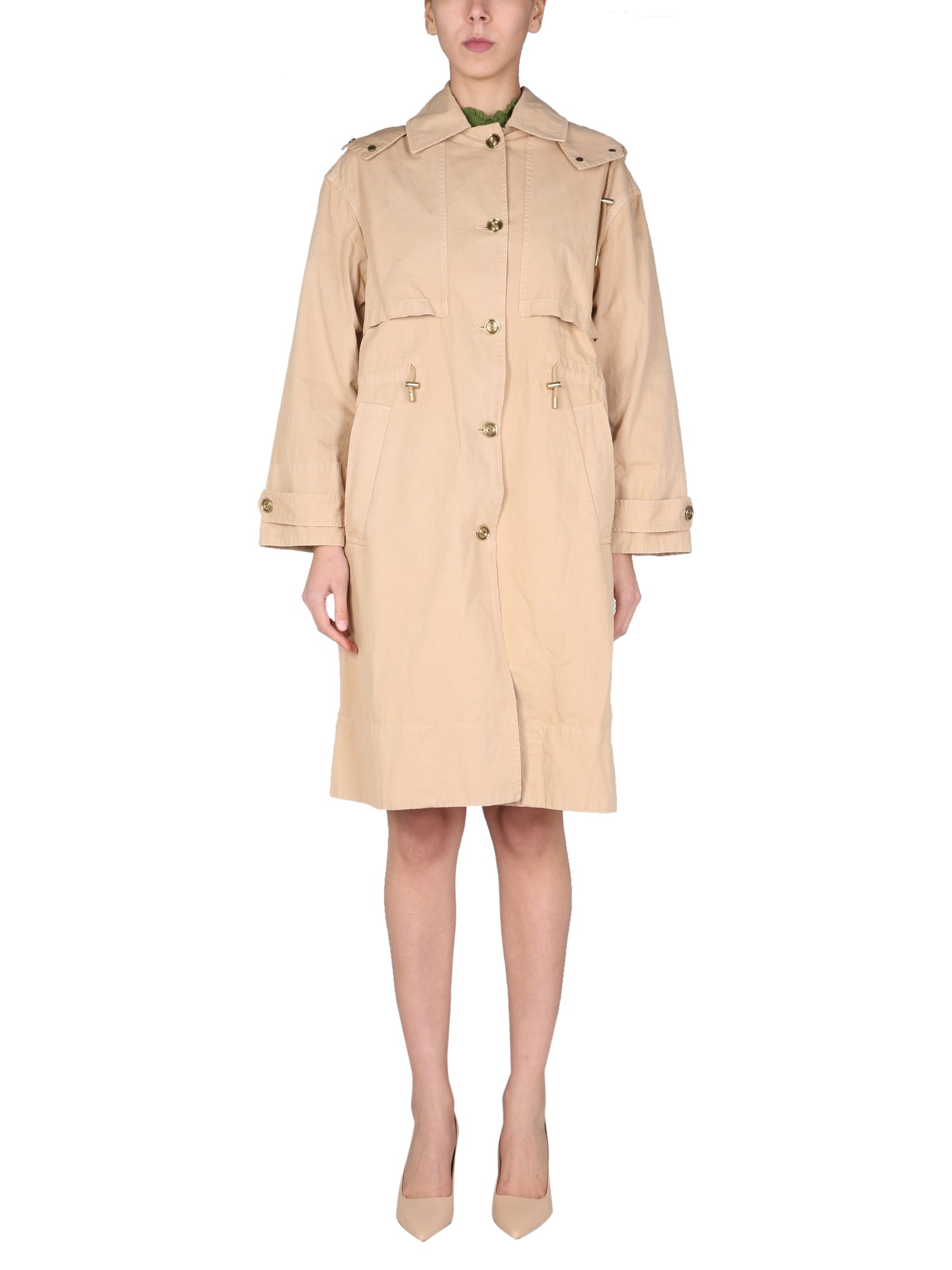 michael by michael kors canvas trench