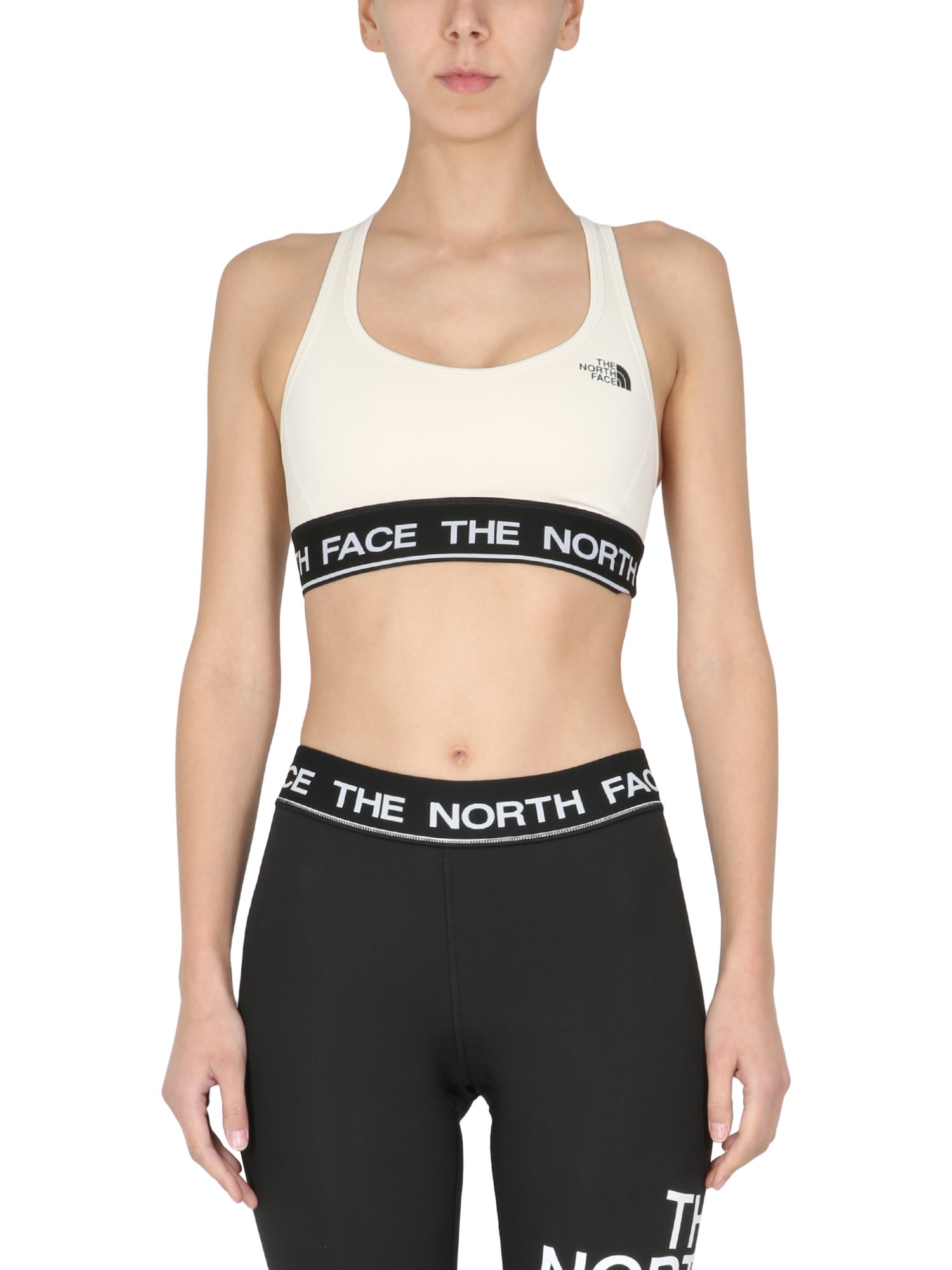 the north face top con banda logata