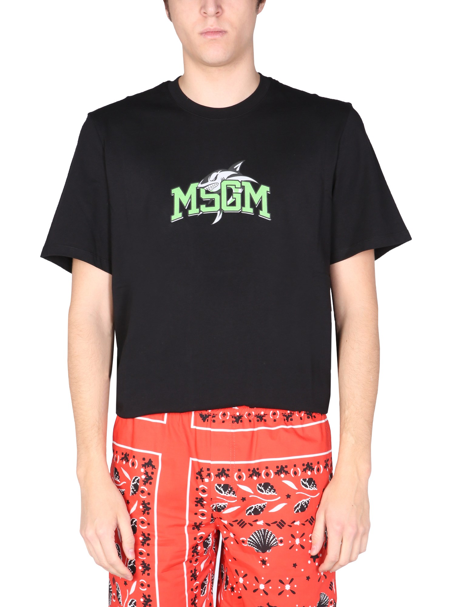 msgm t-shirt "squalo"