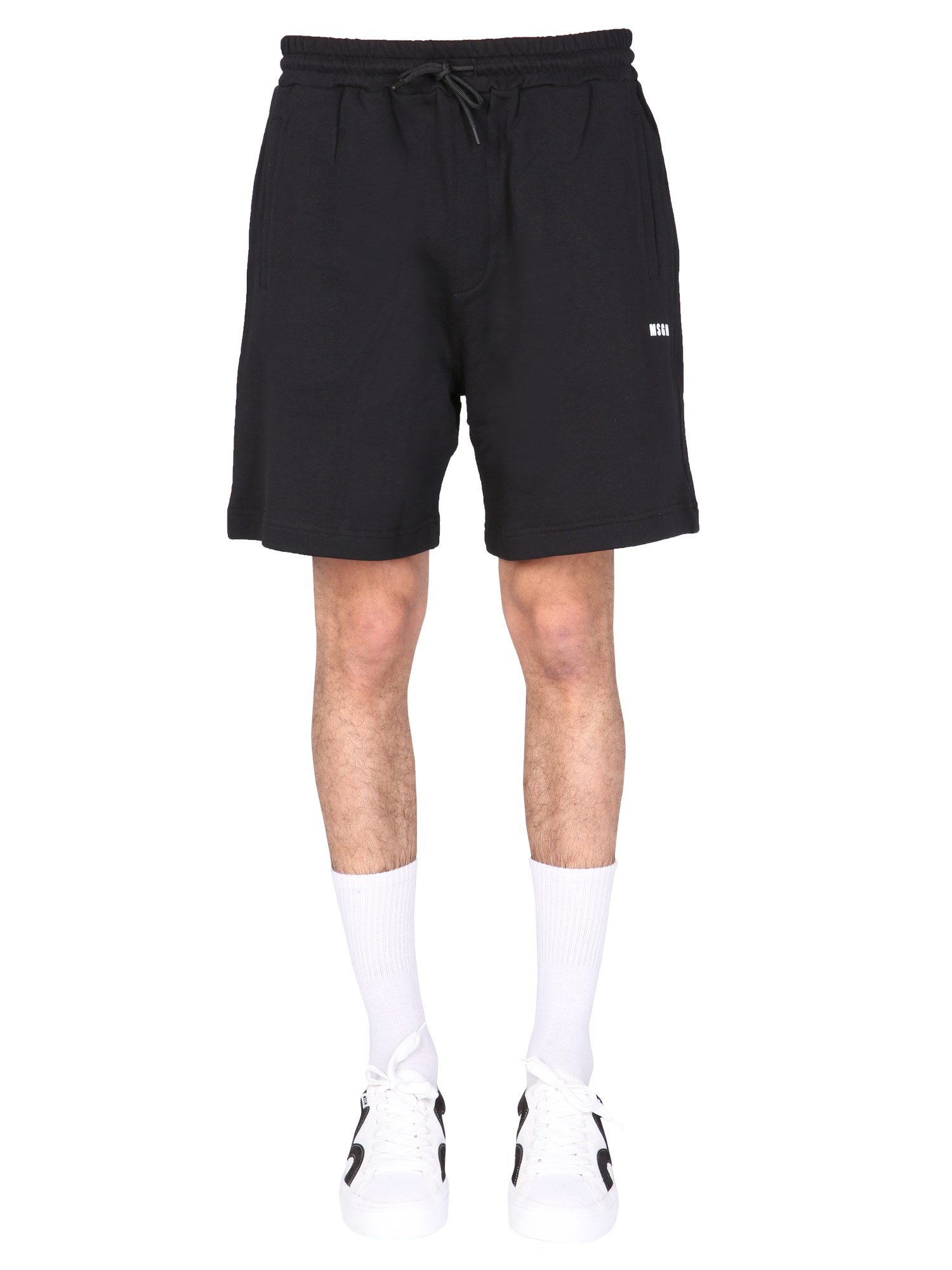 msgm bermuda con micro logo