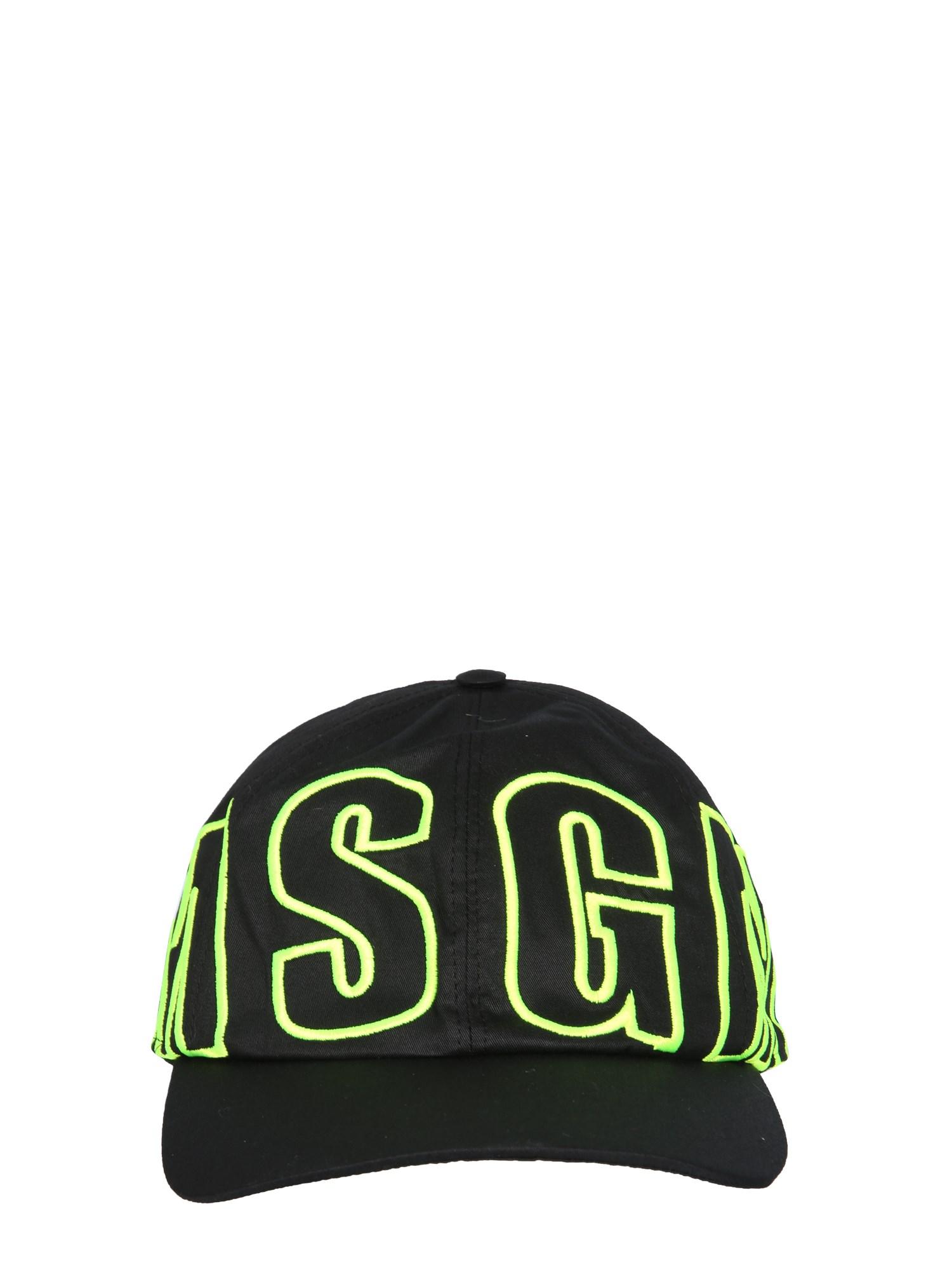 msgm cappello da baseball con maxi logo