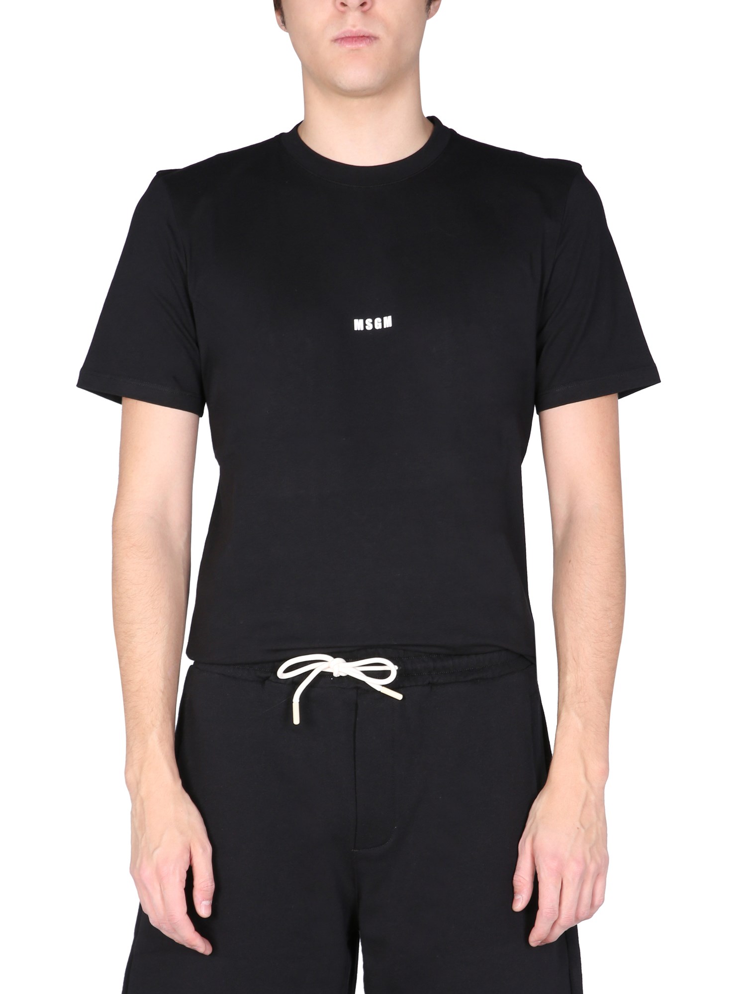 msgm t-shirt con micro logo