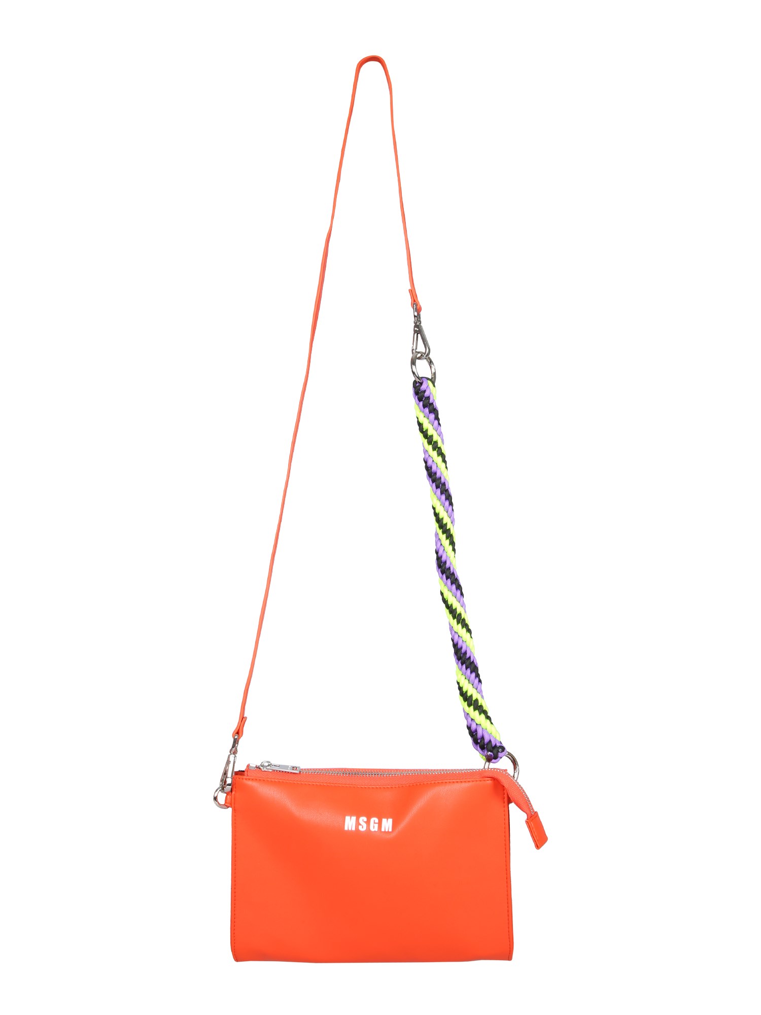 msgm borsa a tracolla con micro logo