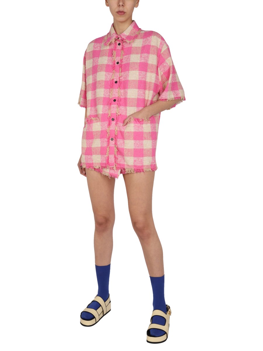 GIACCA CON MOTIVO A QUADRI