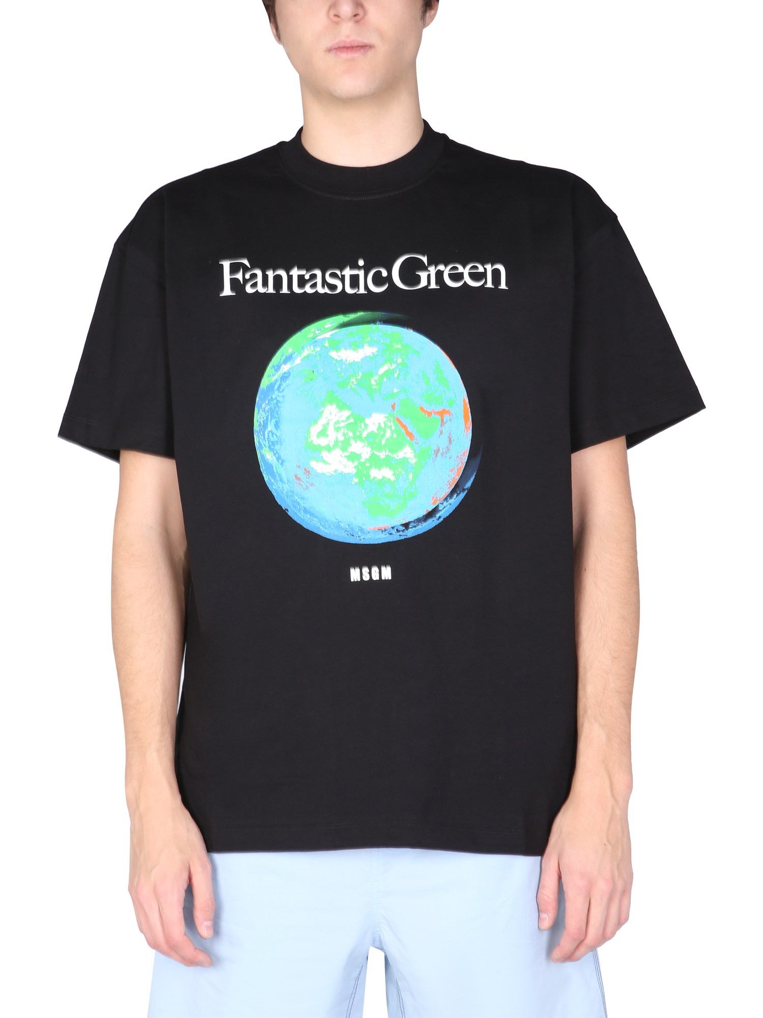 msgm t-shirt "fantstic green"