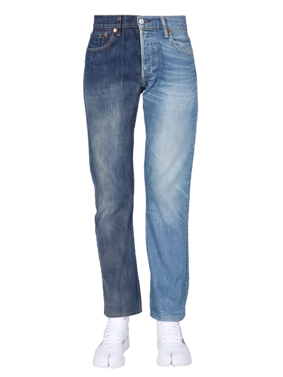 1/OFF JEANS 50/50 IN DENIM DI COTONE