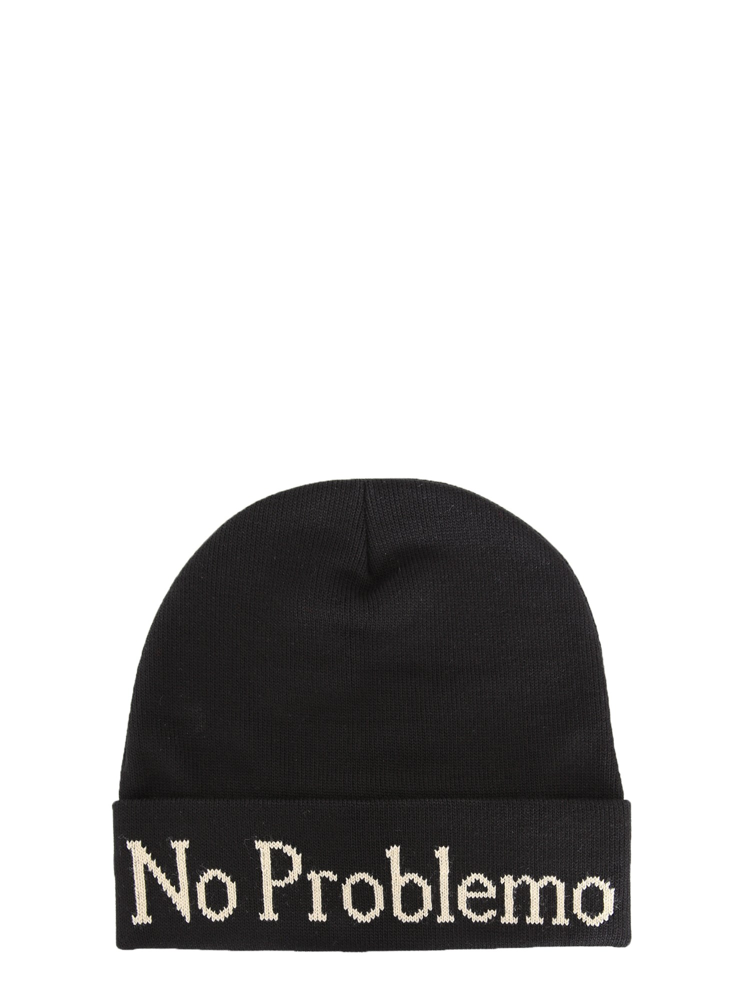 aries hat with "no problem" inlay