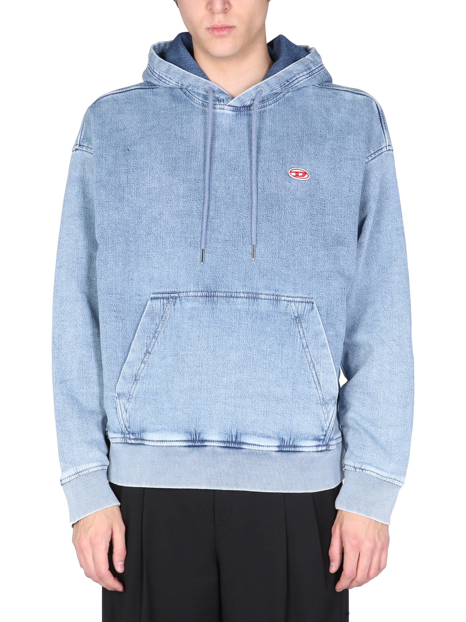 diesel denim sweatshirt