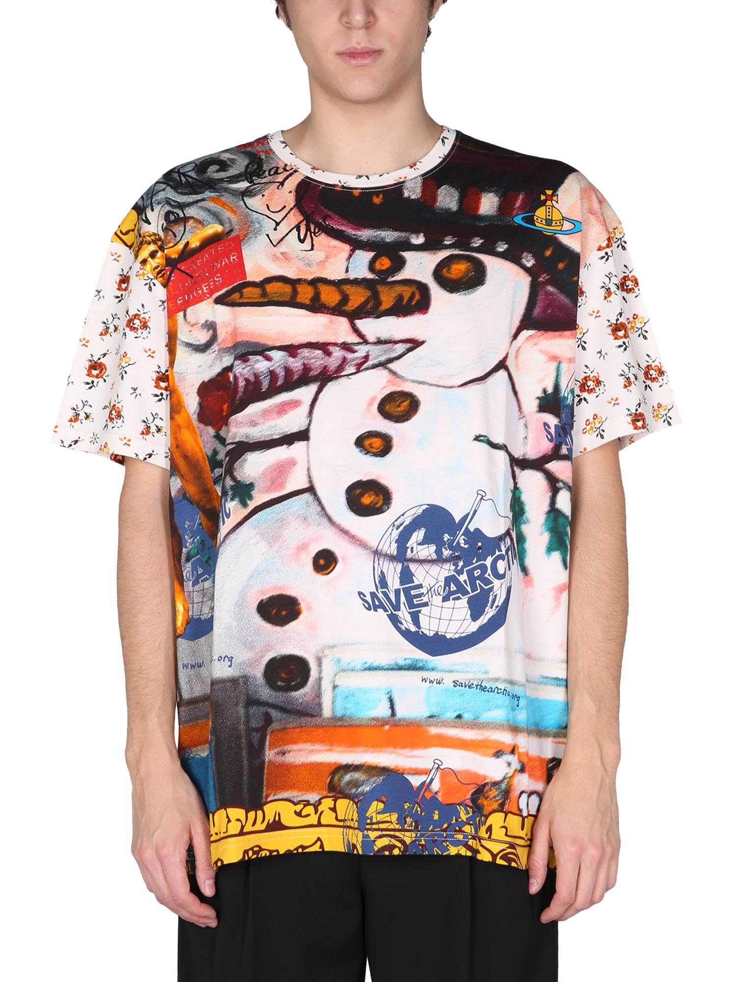 vivienne westwood t-shirt "snowman"