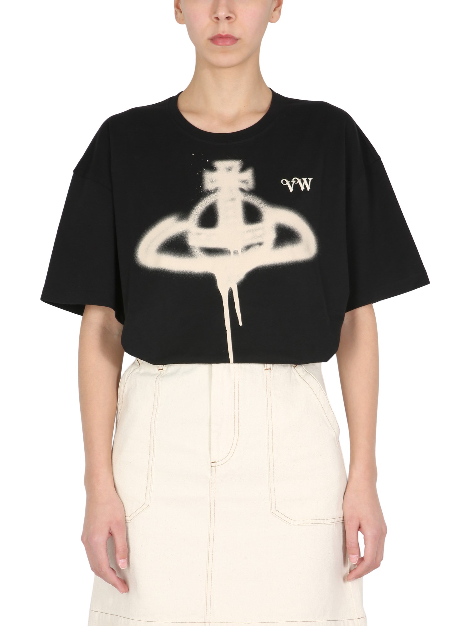 vivienne westwood t-shirt "spray orb"