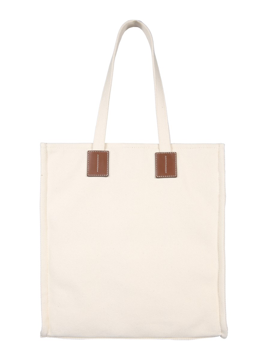 トートバッグ Bally Women's Crystalia Mini Bag Ivory WAM061CV011-I135O BALLY - CRYSTALIA COTTON CANVAS TOTE BAG - Eleonora Bonucci