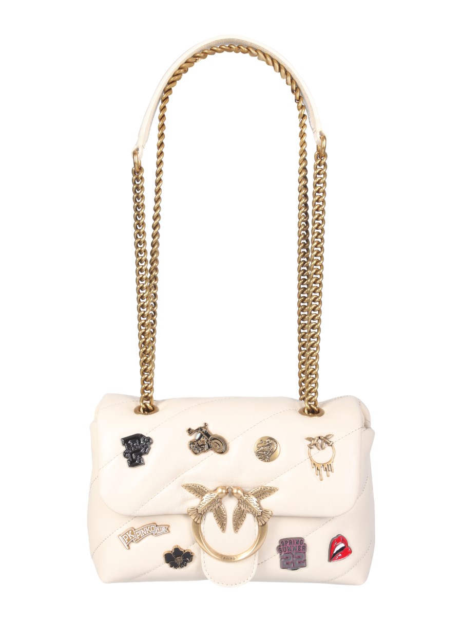 Pinko love bag discount pins tracolla 2018 white