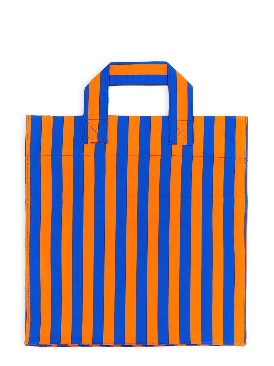 SUNNEI COTTON SHOPPER BAG WITH STRIPED PATTERN Eleonora Bonucci