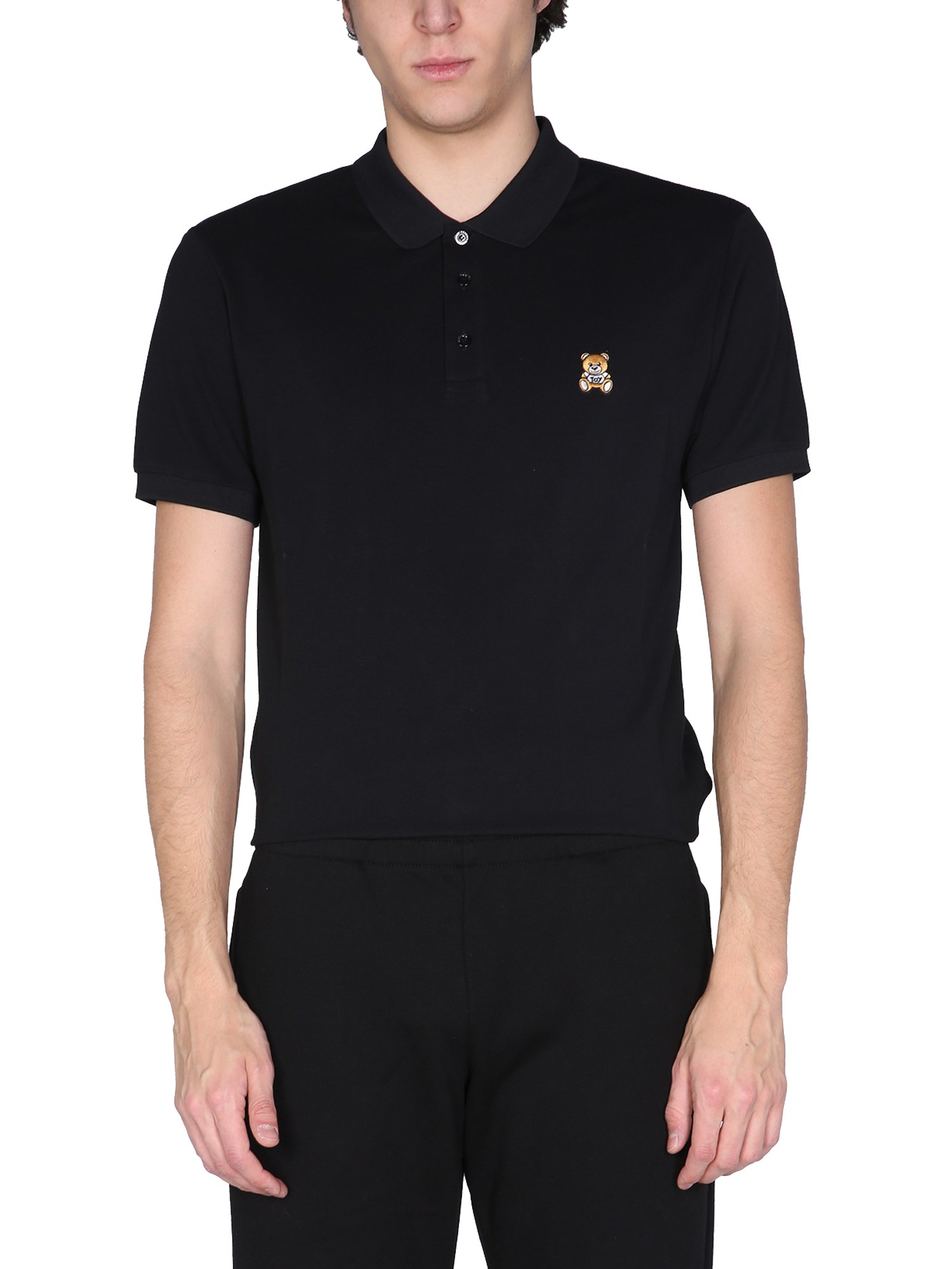 moschino "teddy bear" polo shirt