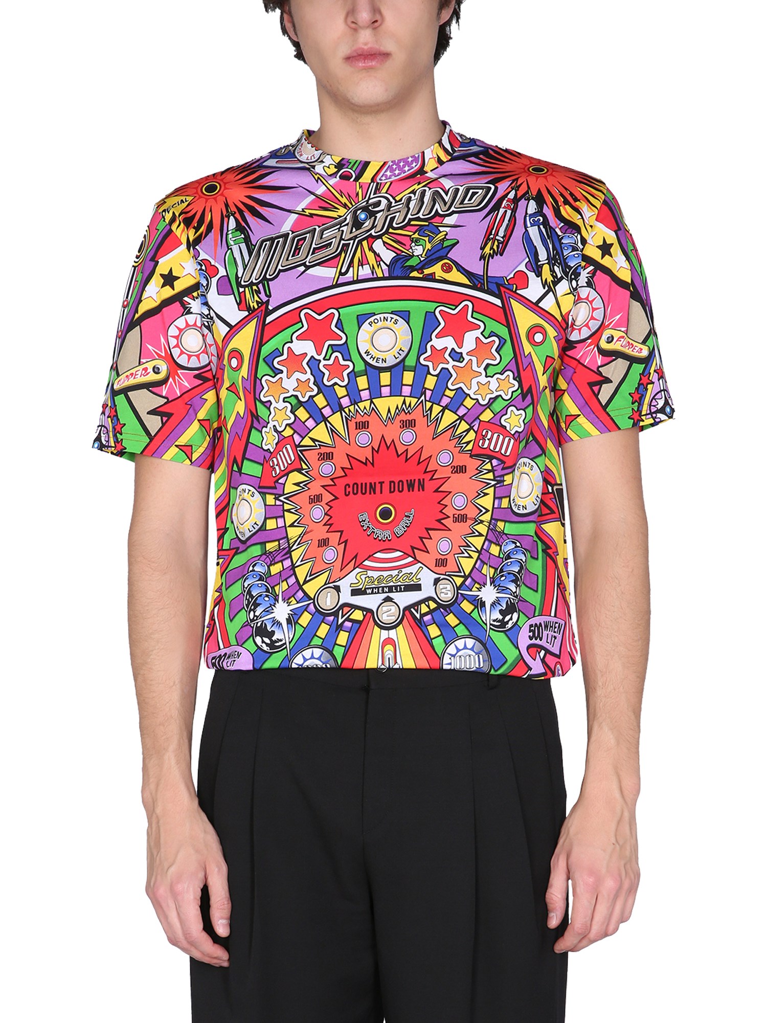 moschino "pinball" t-shirt