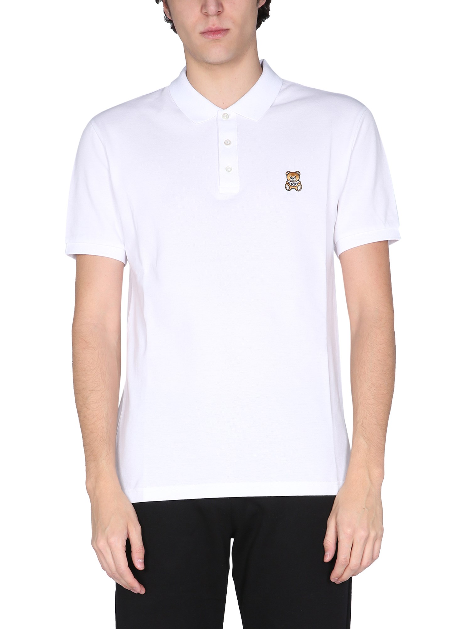 moschino "teddy bear" polo shirt