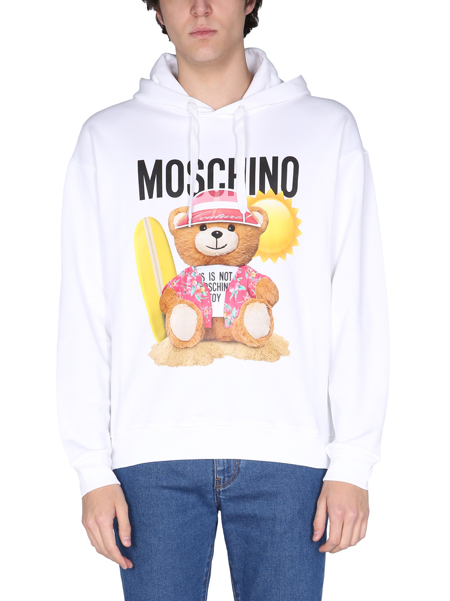 moschino "surfer teddy bear" sweatshirt