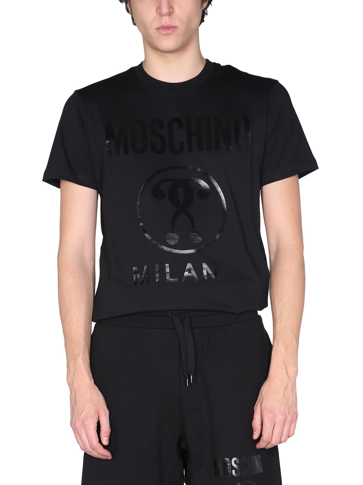 moschino "double question mark" t-shirt