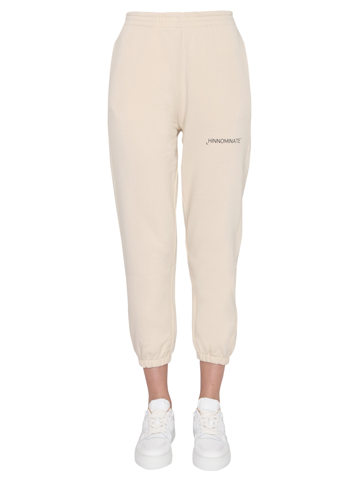 hinnominate jogging pants with logo print