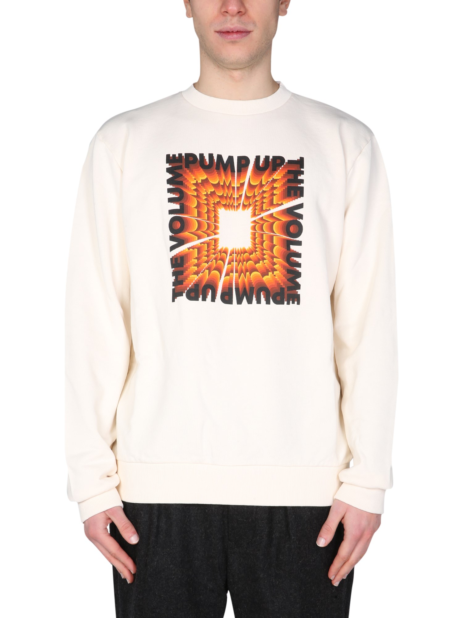 marcelo burlon county of milan "pump up" sweatshirt