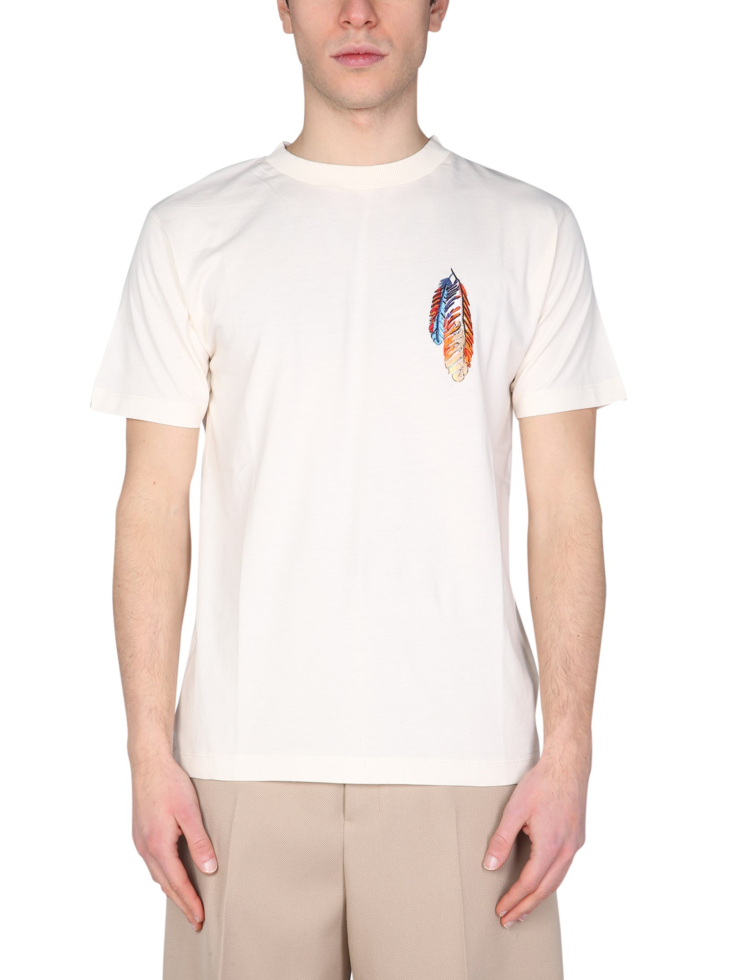 marcelo burlon county of milan "feathers" t-shirt