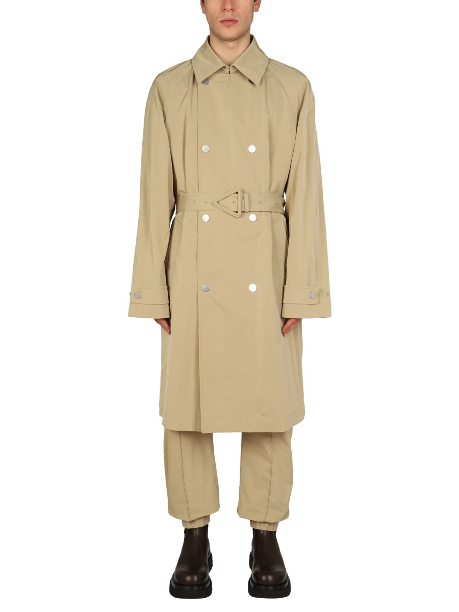 BOTTEGA VENETA TRENCH IN NYLON STRETCH WASHED